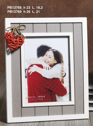 Portafoto cuore in - 26, cm