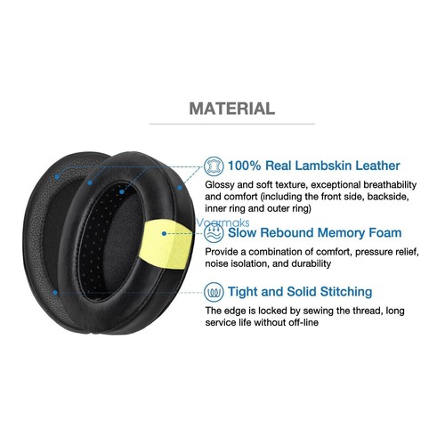 Premium leather ear pads for - premium,