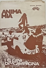 Spartito musicale 1973 CUGINI DI CAMPAGNA Anima Mia Edizioni Pull