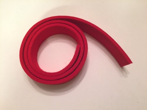 Feltro rosso fermo per - feltro,