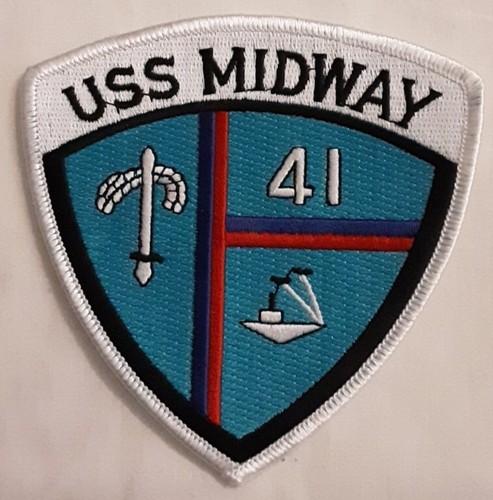 Uss midway patch ricamato - uss,