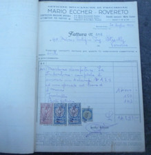BLOCCO FATTURE 1924 CON MARCHE