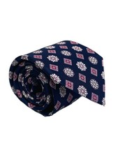 Cravatta uomo in pura seta blu