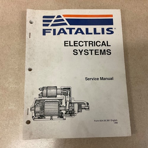 Fiat allis electrical systems - electrical,