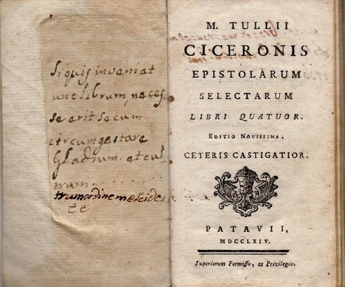Libro antico classici marco - antico,