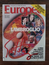 SETTIMANALE EUROPEO N. 10/1987 - INTRIGO PER L'EREDITA' DEL PITTORE GUTTUSO