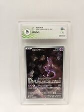 Pokemon Mewtwo 183/165 Pokemon 151 GRAAD 9.5 Art Rara Reverse Mint+ JAP
