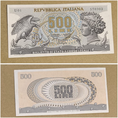 500 lire biglietto - biglietto, di