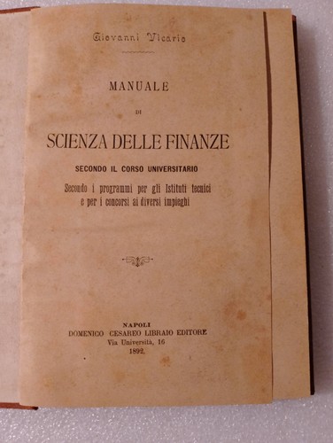 Vicario giovanni manuale di - giovanni,,