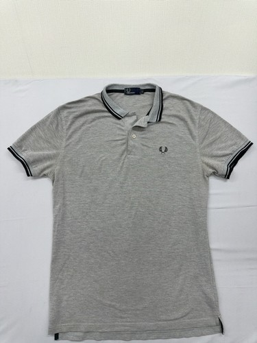 Polo fred perry grigia cotone - perry,
