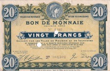 20 Francs - Ville -