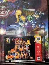 conker's bad fur day NEW graded UKG 85 NTSC USA N64 + Frame
