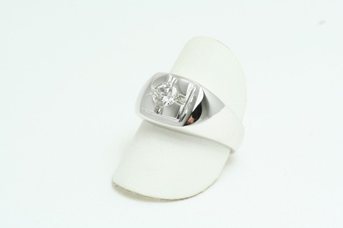 Anello solitario uomo in - anello,