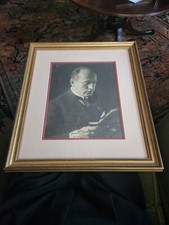 mussolini signed photo