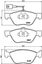 BREMBO P23112 Kit pastiglie