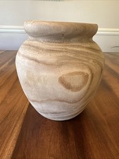 Vaso in legno massello