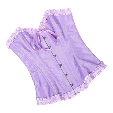 Top con corsetto in pizzo per