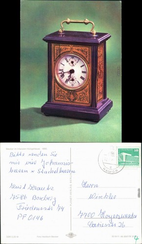Cartolina sveglia cassa - cartolina, in
