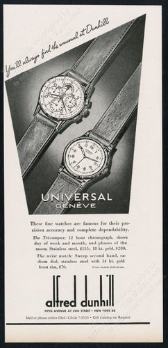 1947 universal geneve tri - universal,