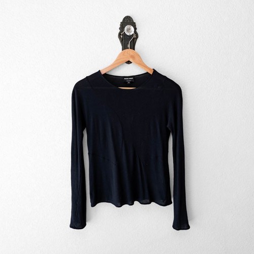 Top giorgio armani nero misto - giorgio,