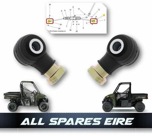 Kit estremità tirante pista - tirante,