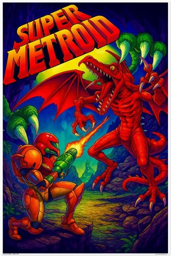 Poster super metroid - poster,