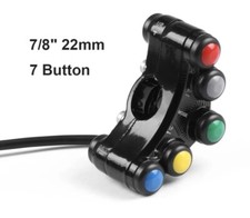 Interruttore Manubrio Comandi Moto Universale Alluminio Cnc