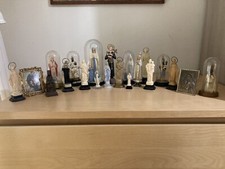 vecchie statuine campane con madonne s antonio s Francesco s Giuseppe 