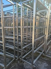 Carrello per stagionatura in acciaio inox latticini salumi latteria macelleria