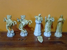 Lotto 5 Pezzi Scacchi Bianchi