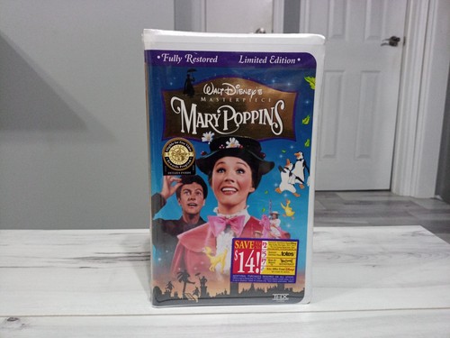 Sealed mary poppins - vhs, w/