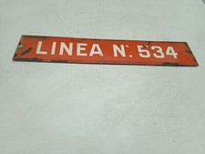 Insegna Smaltata Regie Ferrovie FS Treno Ferrovia Stazione placca targa smalto 