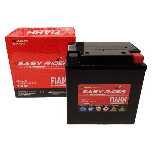 Batteria moto fiamm ft10l - batteria, ft10l-12b