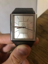 Orologio Da Uomo CK Calvin Klein Cassa Acciaio Cinturino Pelle