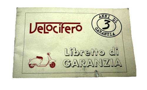 Libretto garanzia italjet - di,