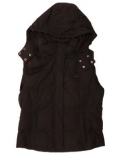 Gilet imbottito con cappuccio