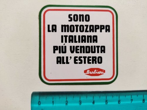 Adesivo barbieri motozappa - barbieri,
