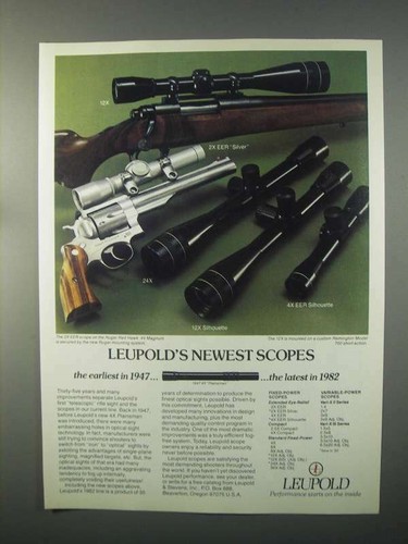 Pubblicità leupold scopes - leupold,