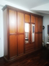 camera da letto in legno completa anni '70 stile classico