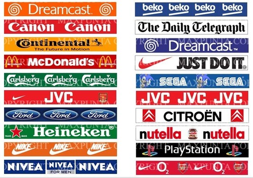 Subbuteo stickers adesivi - 20,