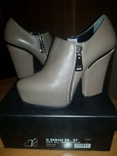 LORIBLU Scarponcini Stivaletti tacco alto vera pelle messi 1 volta