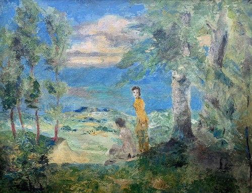 Antico quadro olio quadro