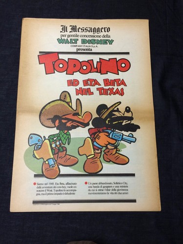 Topolino eta beta disney - topolino,