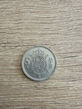 MONETA 5 PTAS 1975 SPAGNA JUAN