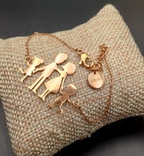 SOMINI BRACCIALETTO ACCIAIO - SAGOME DELLA FAMIGLIA