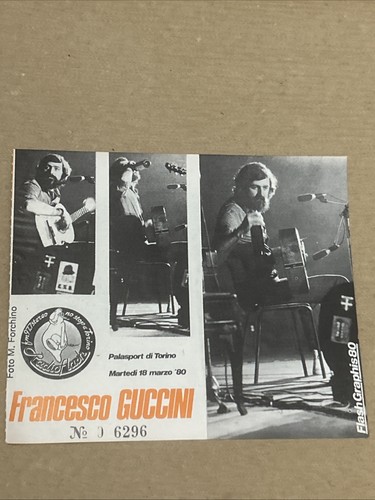 Francesco guccini biglietto - francesco,