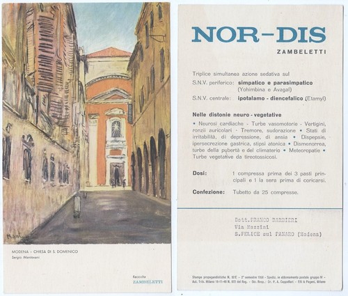 Pubblicità nor dis - nor-dis, zambeletti