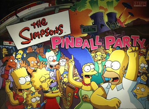 Simpsons flipper party kit - flipper,
