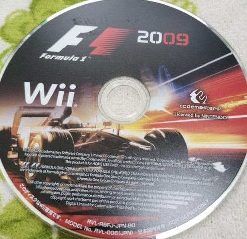 2009 nintendo wii disc only - f1,