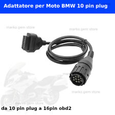 Adattatore moto BMW da 10pin a 16 pin obd2 spina diagnostica cavo diagnosi TOP